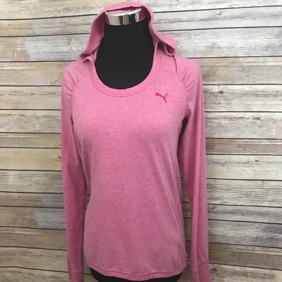 Puma Tops - Puma hoodie stretchy shirt athletic long sleeve M